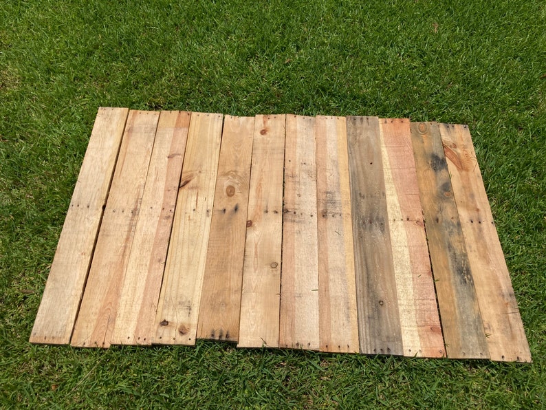 Wide Reclaimed Pallet Boards 36.5 X 4.75 X Etsy