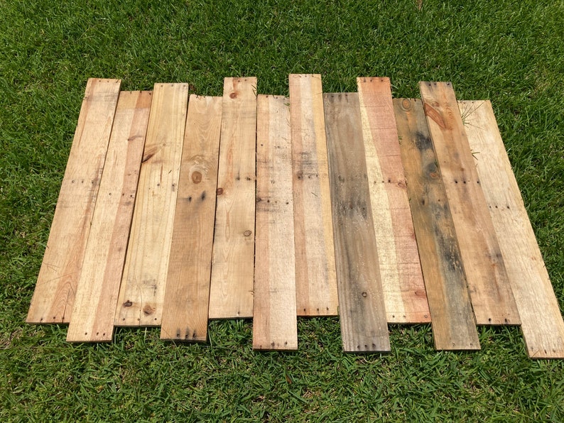 Wide Reclaimed Pallet Boards 36.5 X 4.75 X Etsy