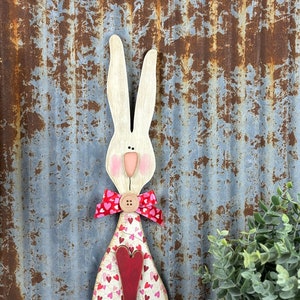 Prim hohe Ohren, Skinny, Osterhase, Regal schlanker SVG Digital Download für Glowforge oder Laser kein physischer Gegenstand