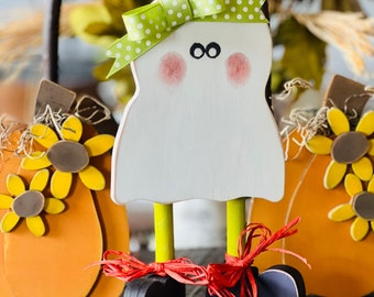 Ghost Shelf Sitter SVG: Halloween Laser Cut File (Digital Download)