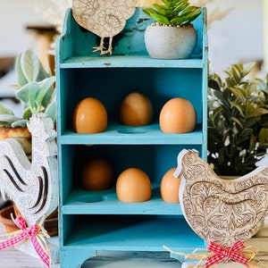 Egg Storage Cabinet, Farmhouse SVG Digital Download for Glowforge or Laser Not a Physical Item .195 Inch Thick