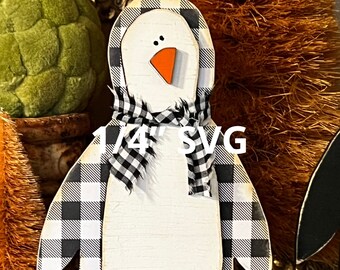 Penguin Set of 3 SVG: Glowforge Laser Cut File (Digital Download)