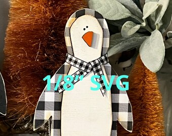 Penguin Set SVG: Laser Cut Files for Glowforge (.11-.13 Inch) (Digital Download)