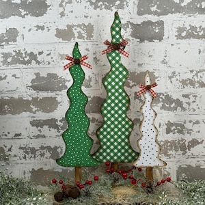 3 alberi di Natale alti e magri Set di 3 SVG Download digitale per Glowforge o Laser Non è un articolo fisico Spessore .195 pollici