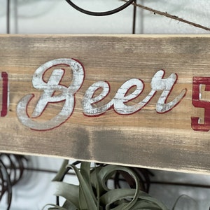 Farmhouse Beer 5 Cents Sign SVG: Glowforge Laser Cut File (Digital Download)