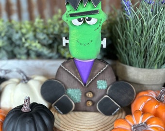 Frankenstein, Shelf Sitters, Halloween SVG Digital Download for Glowforge or Laser Not a Physical