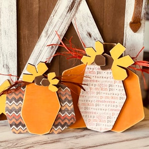 Pumpkins & Black Eyed Susan Flowers 2 Styles, Shelf Sitter, Farmhouse SVG Digital Download for Glowforge or Laser Not a Physical Item