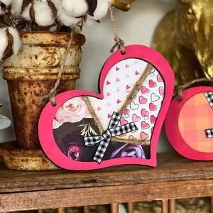 Heart Framed Ornament SVG: Laser Cut File for Glowforge (Set of 3) (Digital Download)