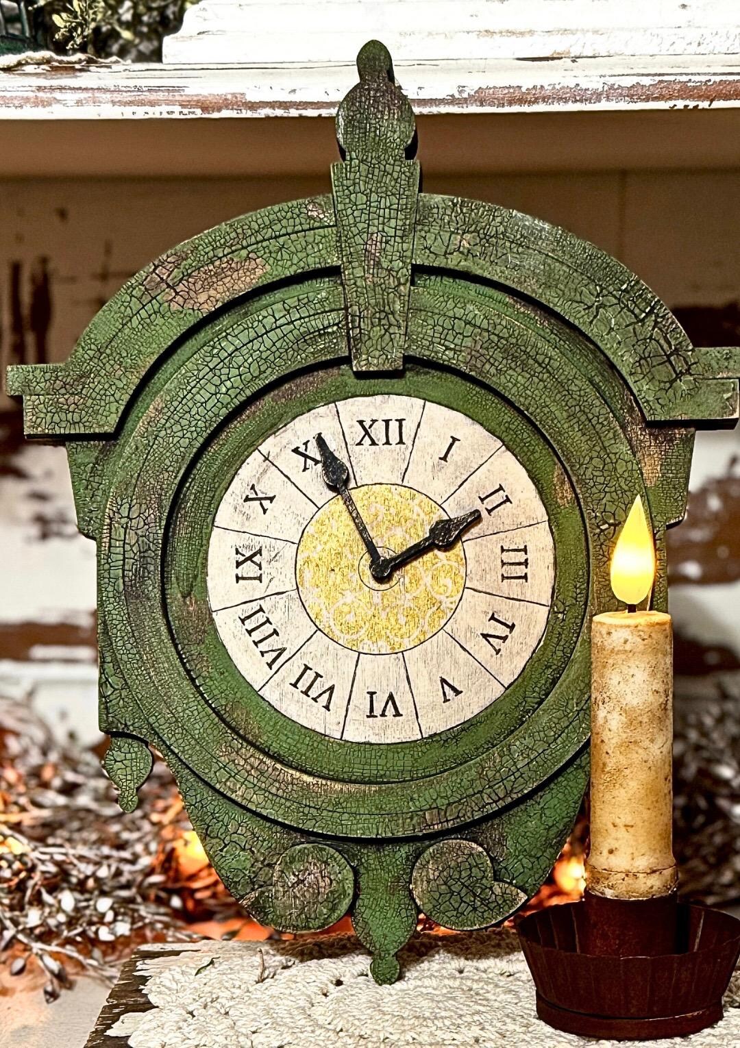 Orologio da parete primitivo/da fattoria SVG Download digitale per