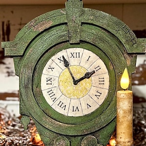 Reloj de pared primitivo/de granja SVG Descarga digital para Glowforge o láser No es un artículo físico