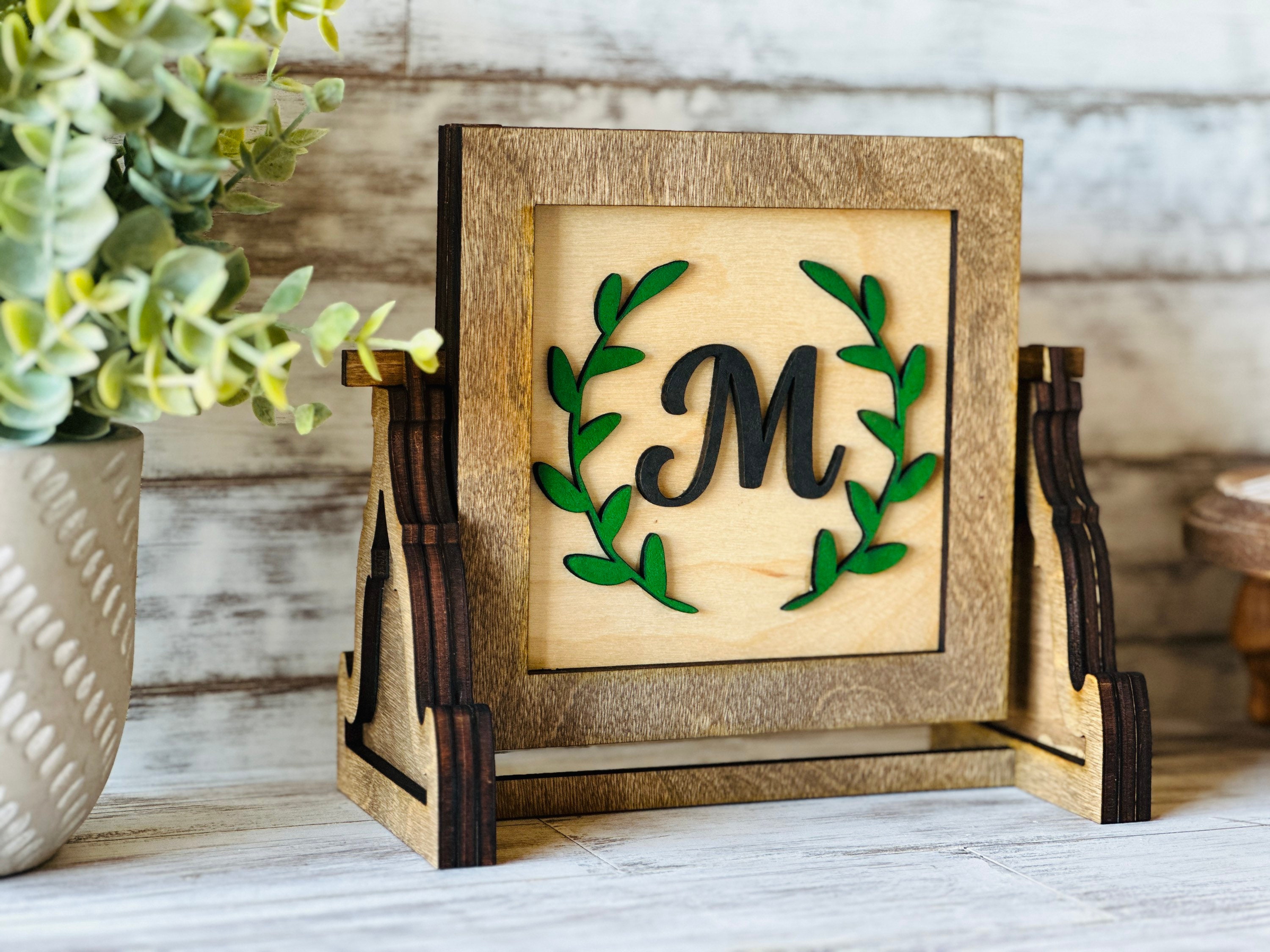 Monogram Board Inserts: Laser Cut SVG File (digital Download) - Etsy