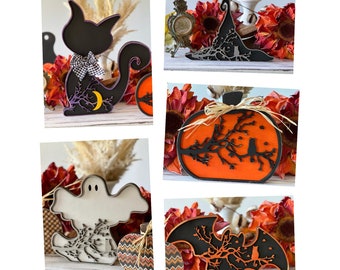 Halloween Farmhouse SVG Bundle: Laser Cut Files (Digital Download)