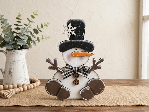 Cute Sitting Snowman SVG Digital Download for Glowforge or Laser Not a Physical Item