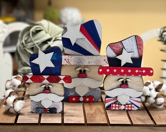 July 4th Uncle Sam Peep, July 4th SVG Digital Download for Glowforge or Laser Not a Physical Item