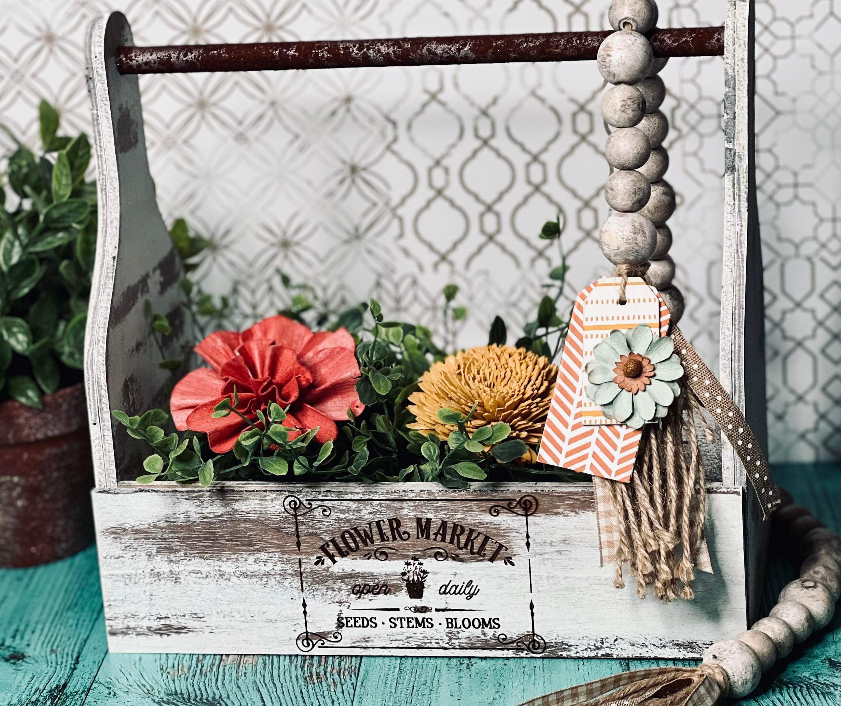 Farmhouse Caddy SVG: Laser Cut File for Glowforge (digital Download) - Etsy