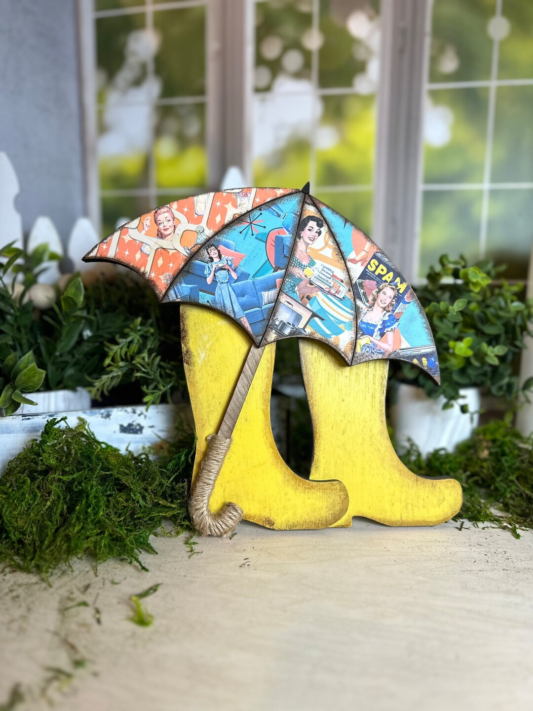 Rain Boots and Umbrella Stand Alone, Farmhouse, SVG Digital Download