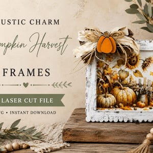 Scalloped Frames SVG: Interchangeable Laser Cut Files (Digital Download)