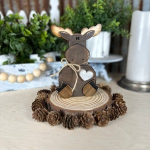 Moose Shelf Sitter SVG: Woodland Animal Laser Cut File (Digital Download)