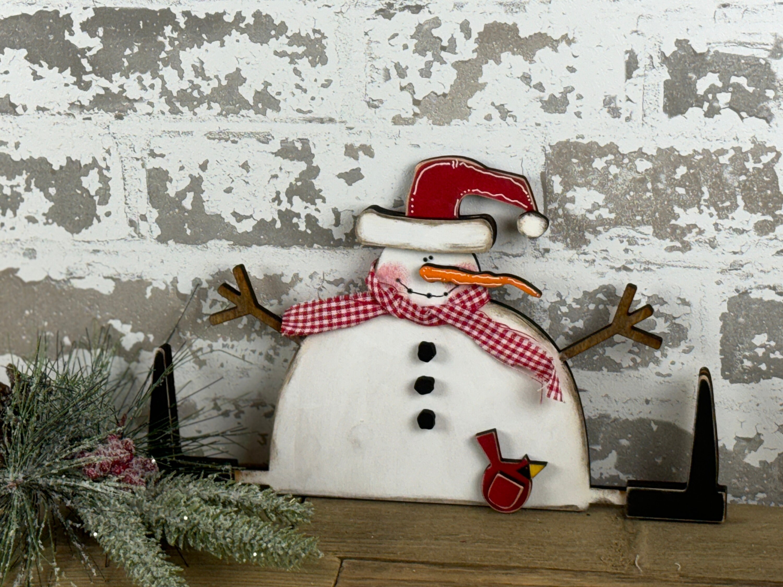 2000年製 クリスマスプレート 雪だるま プリムの座る雪だるま SVG デジタル ダウンロード (Glowforge または