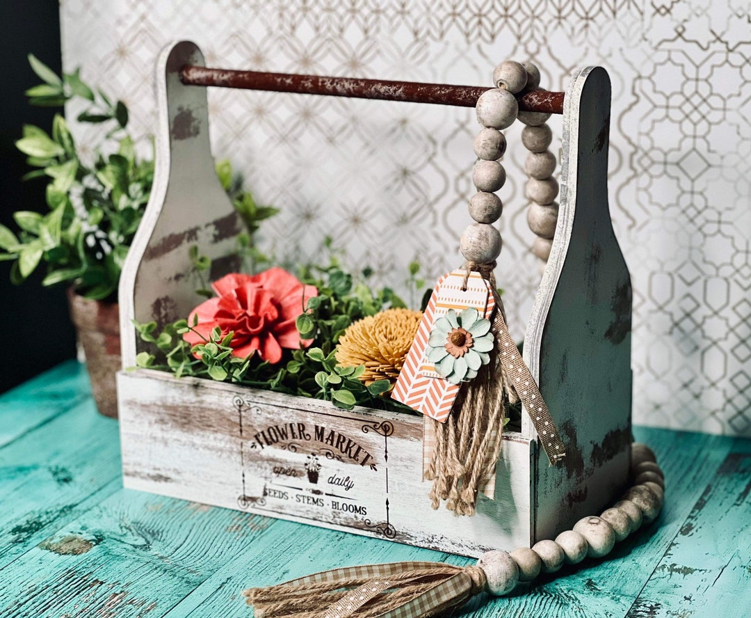 Farmhouse Caddy SVG: Laser Cut File for Glowforge (digital Download) - Etsy
