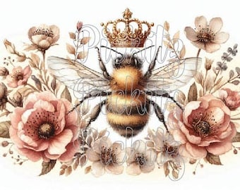 Queen Bees Printable Bundle: Farmhouse Decor (Digital Download)