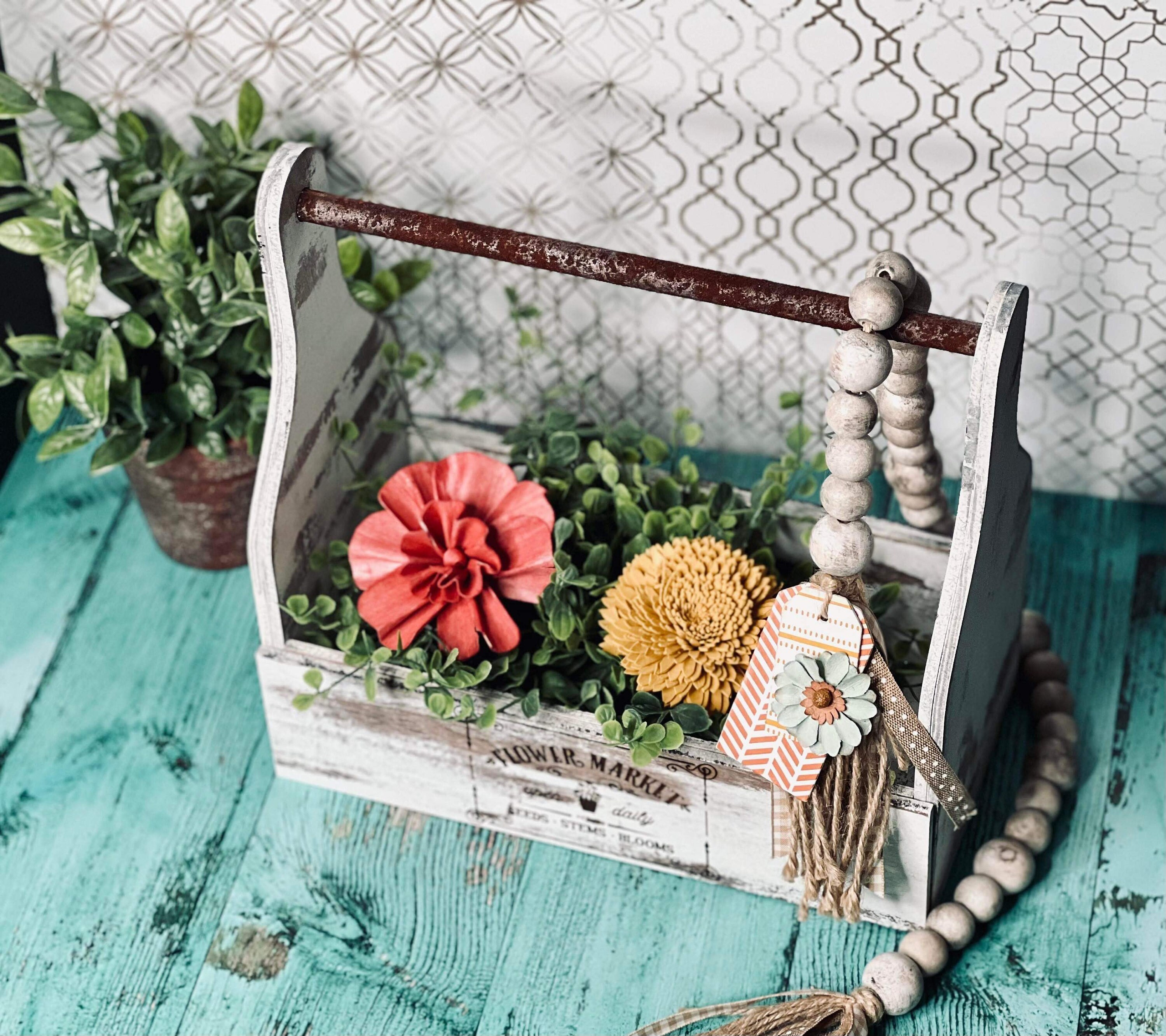 Farmhouse Caddy SVG: Laser Cut File for Glowforge (digital Download) - Etsy