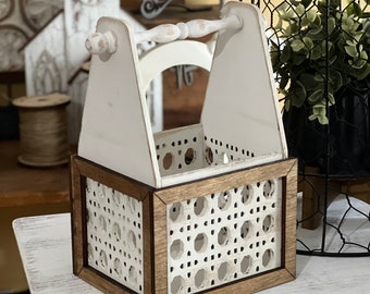 Rattan Caddy SVG, Laser Cut File for Glowforge (Digital Download)