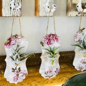 Suportes para plantas de ar, 3 padrões diferentes, download digital SVG para Glowforge ou Laser, não é um item físico