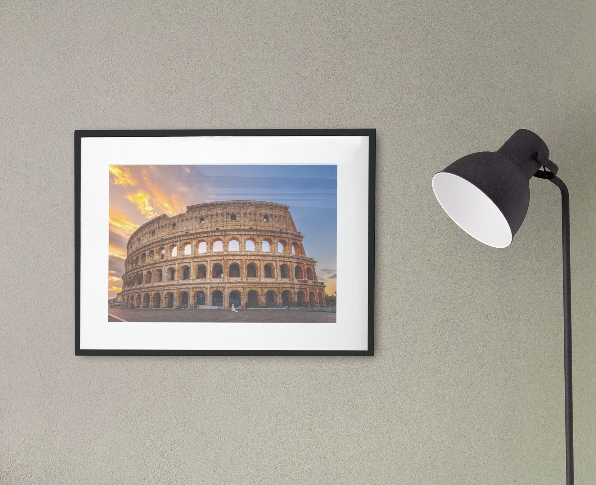 Colosseum Rome Print with Picture Frame Etsy