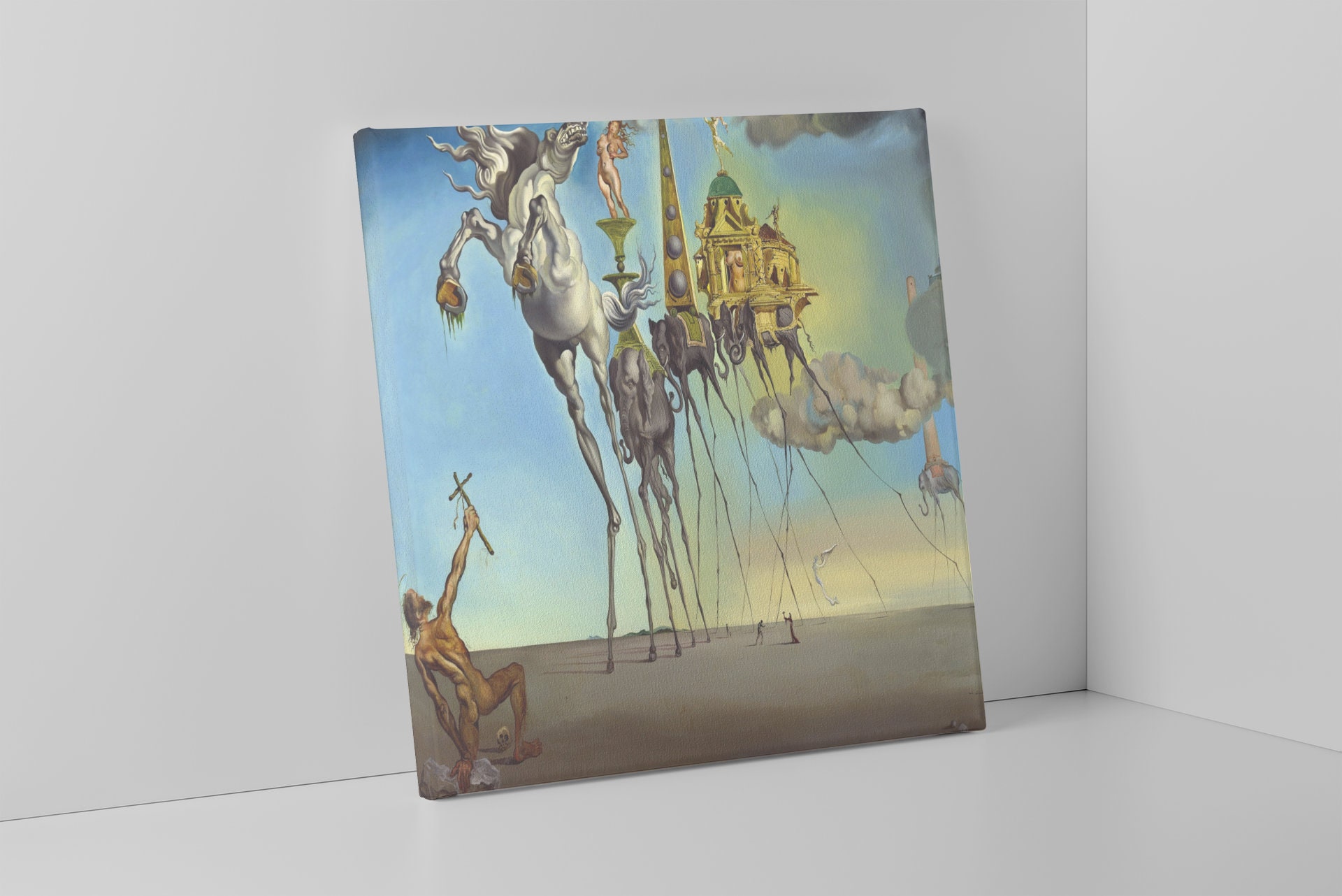 Salvador Dali die Versuchung des Heiligen Antonius Druck Etsy