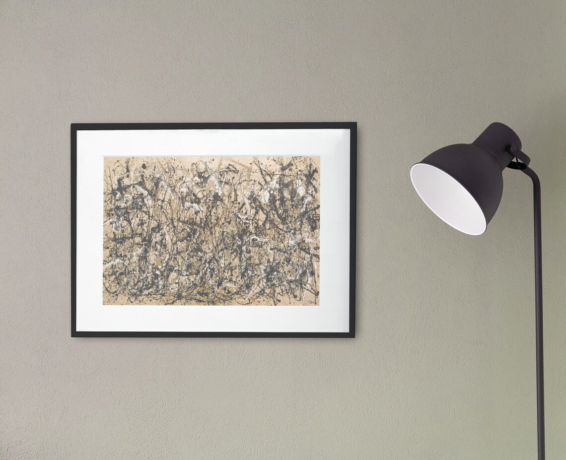 Jackson Pollock Autumn Rhythm Number 30 Print with Picture | Etsy