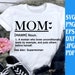 Mom Definition svg png eps dxf jpg pdf/Mom quote svg, Superwoman SVG, Mom cut files, mom svg, mothers day svg, mom presant svg, moms day svg