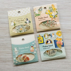 Papier Platz Rabbit Flake Seal, Kawaii, Japan