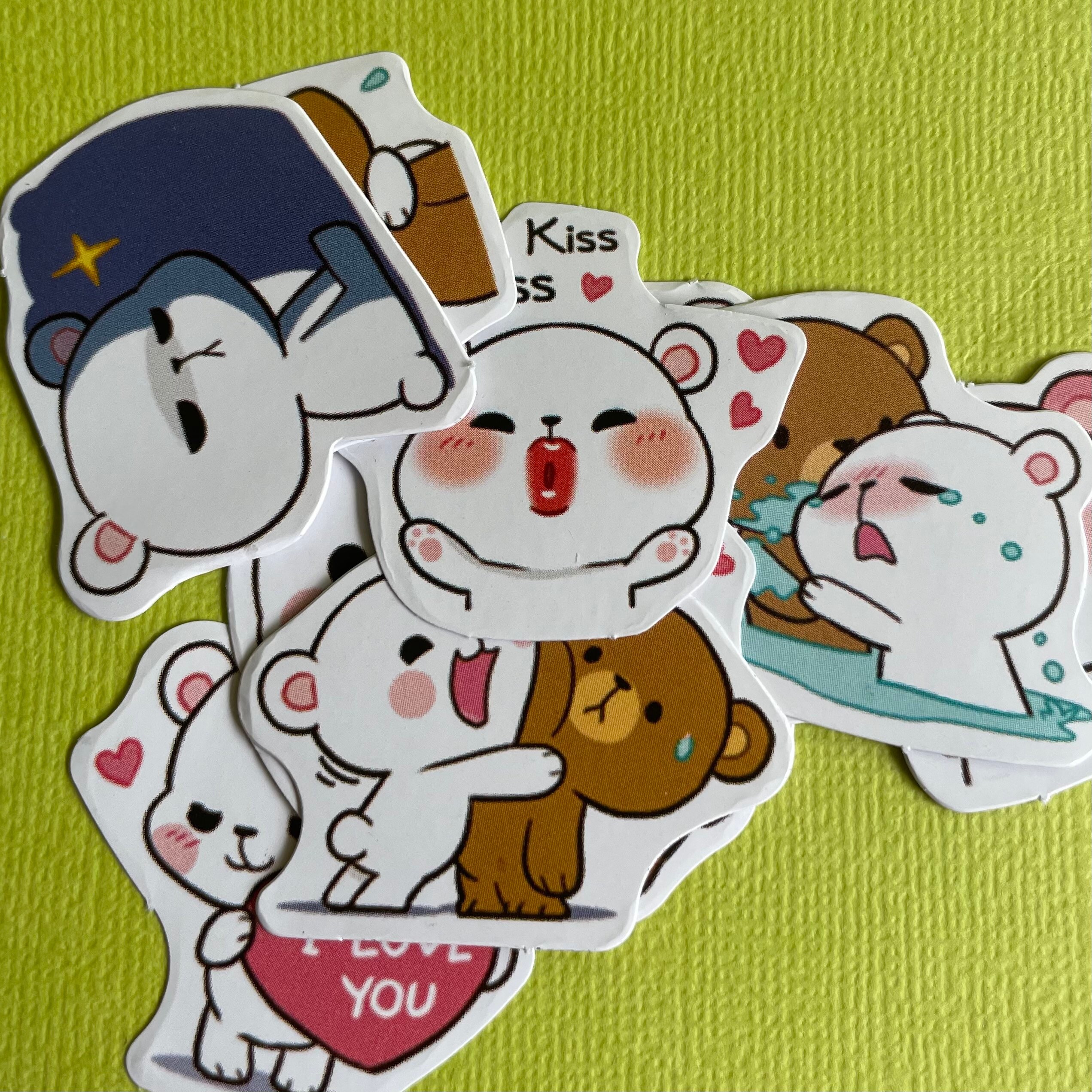 Kawaii Cute Stickers 45 Pieces Decorating Cardmaking Etsy