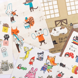 Shinzi Katoh Postcards, Cats, Kawaii, Japan