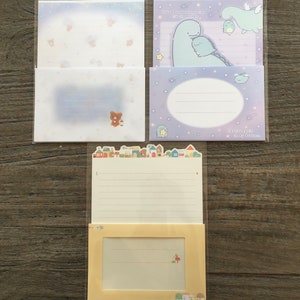 San-X Rilakkuma, Sumikko Gurashi Letter Sampler Sets, Snail Mail, Pen Palling, Kawaii, Japan