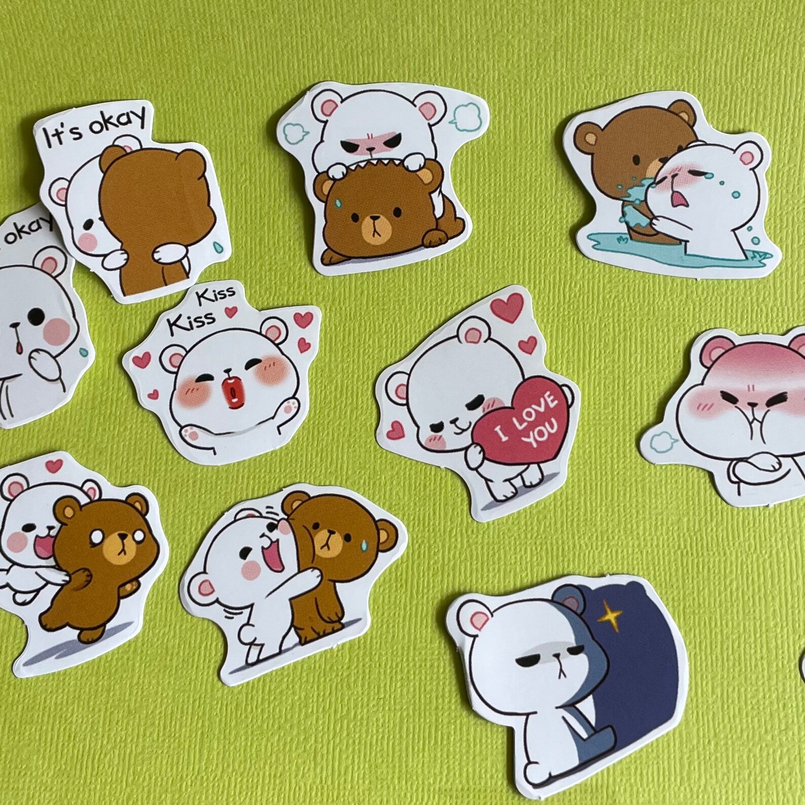 Kawaii Cute Stickers 45 Pieces Decorating Cardmaking Etsy