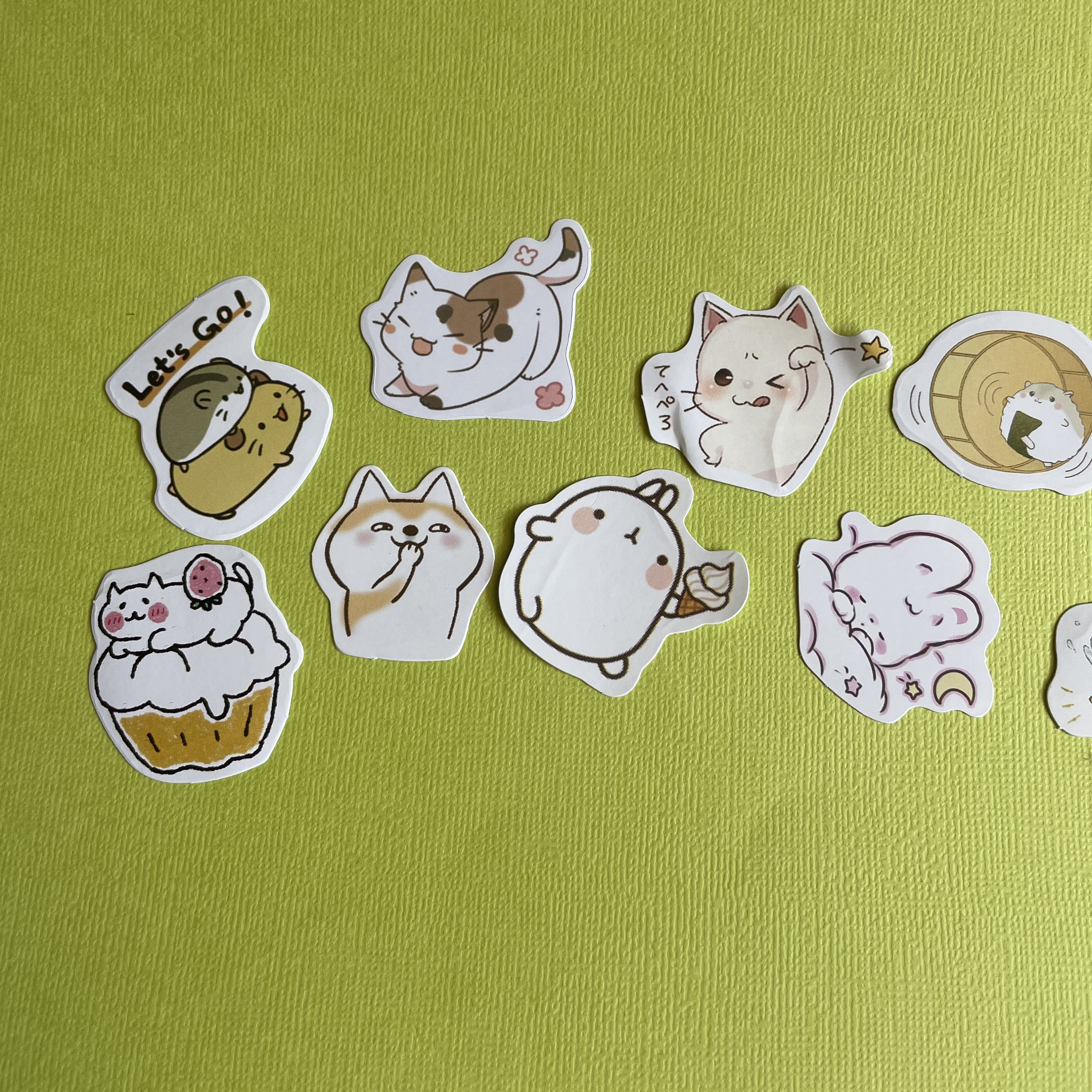 10 mixed sticker pack cute kawaii stickers and character etsy