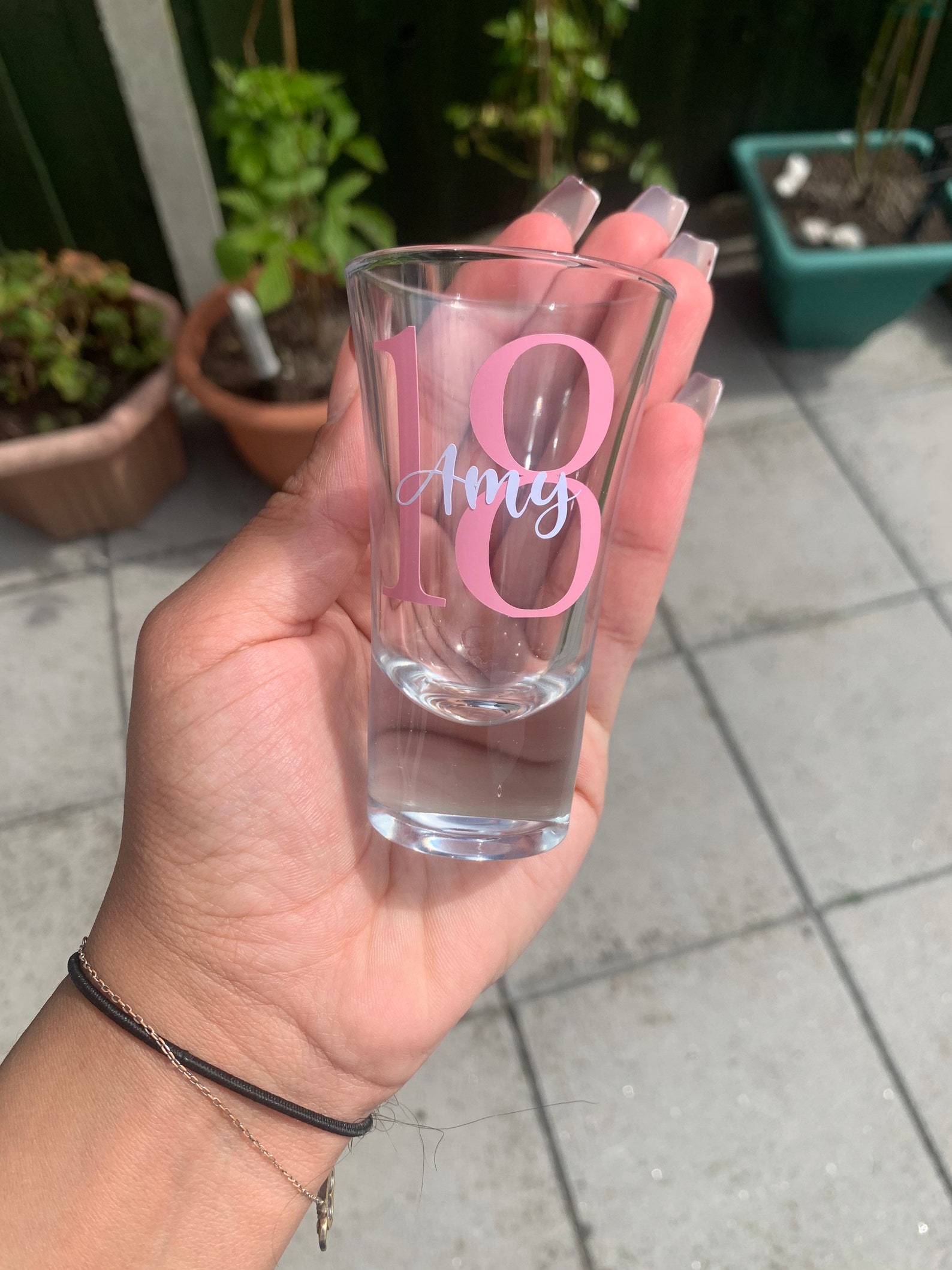 Personalised Shot Glass Custom Name/number Shot Glass Etsy UK