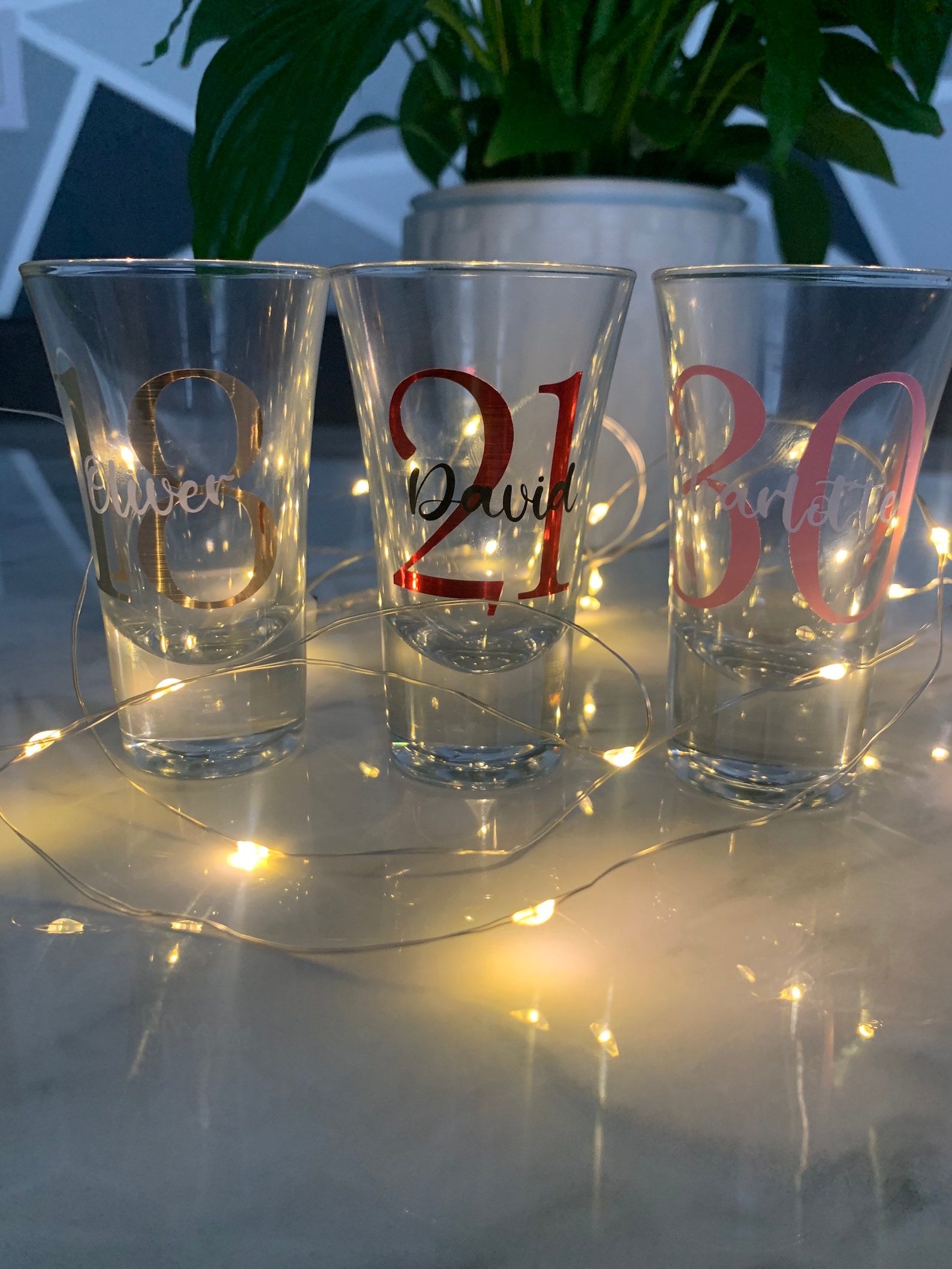 Personalised Shot Glass Custom Name/number Shot Glass Etsy UK