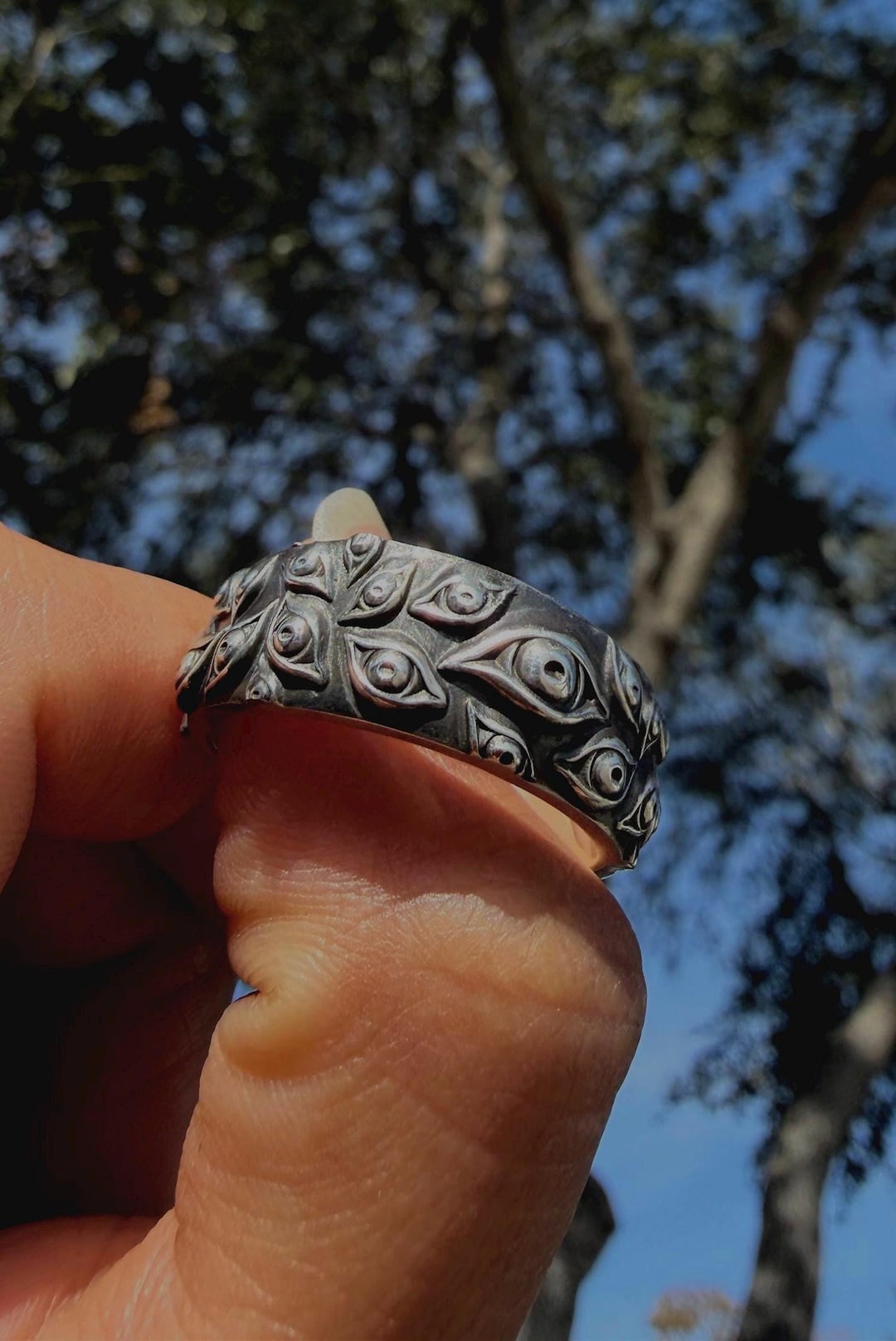 Angel Eyes Ring 925 Sterling Silver Ring - Etsy