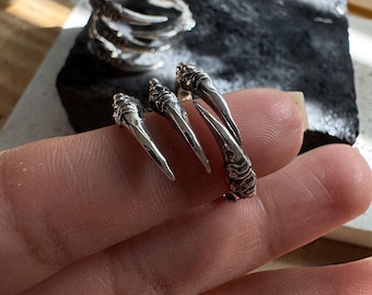 CLAW Gothic emo 925 Sterling Silver Ring