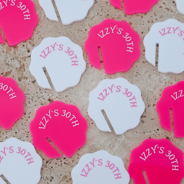 Scallop Drink Tags