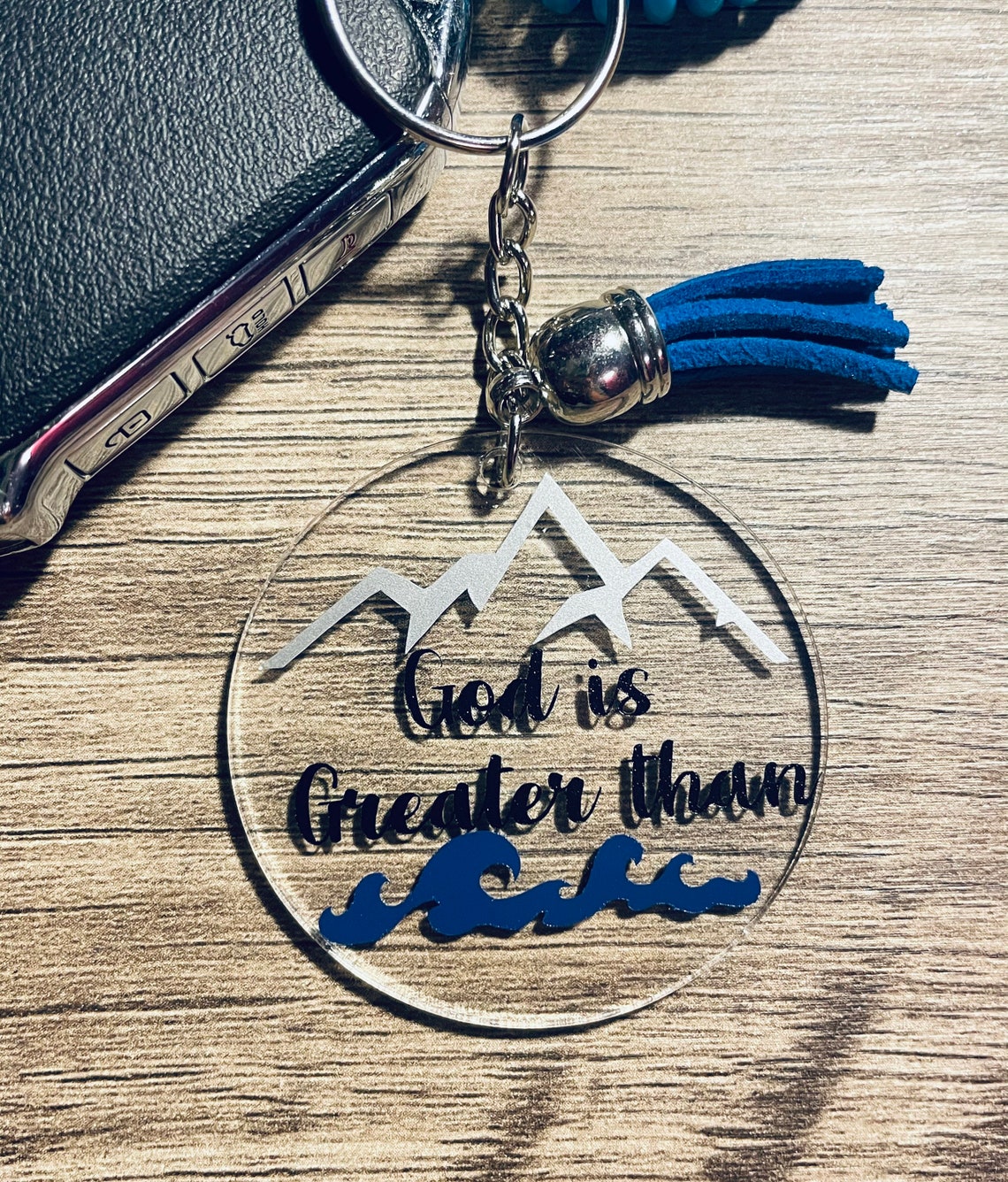 Keychain Keyring Religious Custom Personalized Christian Etsy