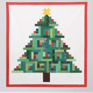 May include: A quilt pattern for a Christmas tree made with scraps, strips, or fat quarters. The quilt is 68 inches by 72 inches.