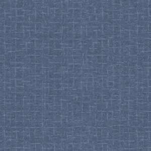 Woolies Flannel Crosshatch in Blue 18510-B @ 1/2 YD