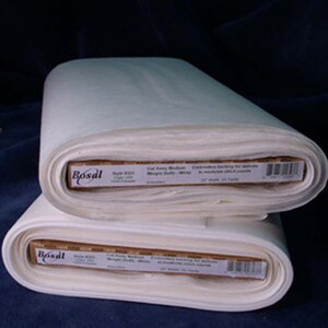 Bosal Cut-Away Medium Weight Soft Stabilizer 20in wide WHITE