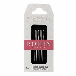 Bohin of France Embroidery Needles Size 24 - Pack of 6