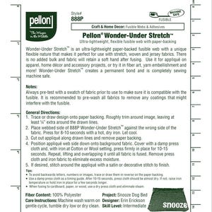 Wonder-Under Stretch Fusible Web 888P by Pellon