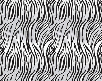 Animal Kingdom Fabric by Riley Blake Bengal White